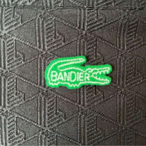 Lacoste x Bandier Monogram Print Quarter-Zip - Picture 7 of 9